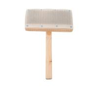 NUOBESTY Peigne à Feutrer la Laine Incurvé en Bois et Acier Inoxydable, Léger et Ergonomique pour Démêler Fibres de Laine et Coton, pour Projets DIY à Domicile