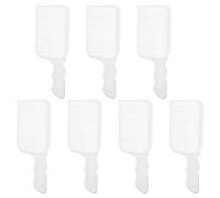 NUOBESTY Peigne Incurvé à Dégradé pour Homme Lot de 7 set de Peignes de Barbier en Plastique Blanc Outil Professionnel pour Coiffure et Dégradé Précis en Salon Démêlant Polyvalent