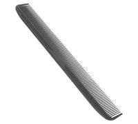 NUOBESTY Peigne Plat à Dents Fines en Plastique ABS Noir Petit Peigne Professionnel pour Cheveux Épais et Tresses Homme et Femme Outil de Coupe et Séparation des Cheveux