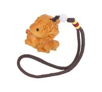 NUOBESTY Pendentif Cheval Miniature Bois Figurine de Petit Animal Sculptée Décoration Portable avec Aspect Naturel comme Cadeau pour Fans de Chevaux