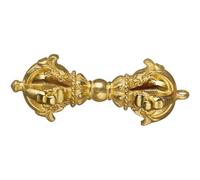 NUOBESTY Pendentif Vajra en Cuivre Robuste Ornement Artisanal pour Porte-Clés Accessoire Décoratif Tibétain Pendentif Pilon Vajra Fait Main pour Bijoux et Création DIY