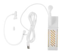 NUOBESTY Petite Pompe à Eau Submersible USB Silencieuse en Plastique Blanc, Pratique et Chic pour Aquarium et Étang, Fonctionnement Simple