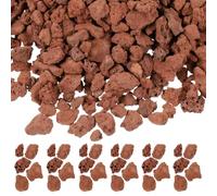 NUOBESTY Pierres Volcaniques Rouges Décoratives 3-6 MM Sachet 60 G pour Micropaysage Aquarium Mini-Jardin et Diorama Pierres Naturelles pour Aménagement Paysager et Décorations de