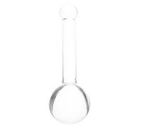 NUOBESTY Pilon en Cristal Transparent Petit Taille, Pilon pour Peinture à L’huile et Broyage D’herbes, Ustensile la Cuisine Résistant Haute Température, Broyeur Multi-usages pour Maison
