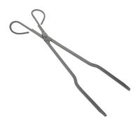 NUOBESTY Pince à Bois de Chauffage en Fer Noir Robuste pour Cheminée, Pince à Charbon Prise Antidérapante pour Foyers D'hiver et Rassemblements Extérieurs