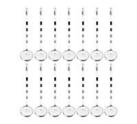 NUOBESTY Pinces à Cheveux Argentées 40 Pcs avec Plateau Rond 12 Mm, Clips Métalliques Légers pour Fabrication D’accessoires Cheveux, Barrettes Diy, Usage Quotidien et Occasions Spéciales