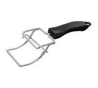 NUOBESTY Pinces Anti-Brûlure en Acier Inoxydable pour Plats Chauds Compatible Mini-Fours et Friteuses à Air Chaud Poignée Isolante Résistante à la Chaleur pour Extraction Sécurisée