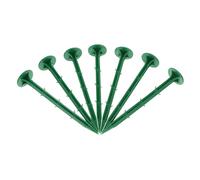 NUOBESTY Piquets de Jardin en Plastique 16 Cm Vert 100 Pcs - Fixation Bâche de Sol et Filets, Clous D'aménagement Paysager pour Pelouse et Jardin Extérieur, Outils de Jardinage Résistants