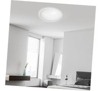 NUOBESTY Plafonnier Rond Plastique Jour Transparent pour Chambre et Couloir Couvercle de Lampe Facile à Installer et Nettoyer Luminaire pour Éclairage Intérieur