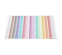 NUOBESTY Planche Autocollants Strass pour Maquillage et Visage Strass Adhésifs pour Loisirs Créatifs