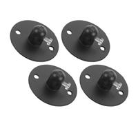 NUOBESTY Plaque de Base de Lampe Métallique 4 Pièces Kit de Montage pour Plafonnier à Suspendre Compatible Luminaires Non Électriques