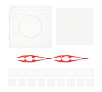 NUOBESTY Plaques À Picots Pour Perles Plaques À Picots Pour Loisirs Créatifs Perles À Repasser Avec Pince À Épiler À Repasser Outils De Création De