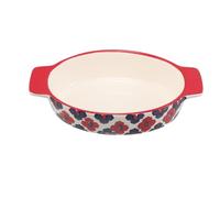 NUOBESTY Plat de cuisson ovale en céramique - Plat à rôtir en porcelaine 380 ml pour micro-ondes et four de cuisson en cocotte pour fromage, pain, et pâtisseries