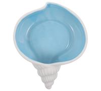 NUOBESTY Plat Décoratif en Céramique Forme Coquillage Petite Taille, Plateau de Conques pour Bijoux et Porte-bagues, Bol de Rangement Multifonction pour Maison, Salon et Chambre,