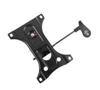 NUOBESTY Plateau De Chaise Pivotante Fauteuil Pivotant Suppression Bureau Remplacement Base De Chaise De Jeu Mécanisme De Siège Réglable en Inclinaison Bases De Chaise Black Métal