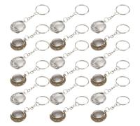 NUOBESTY Plateaux pour Bijoux Ronds en Métal 96 Pièces - Supports pour Pendentifs et Breloques DIY - Bases Vierges pour Création de Colliers et Bijoux Personnalisés - Kit Créatif