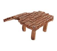 NUOBESTY Plateforme Tortue en Résine Réaliste pour Aquarium et Terrarium Accessoire pour Habitat de Tortue Décoratif pour Reptiles pour Aire de Repos et Escalade Taille M Décoration