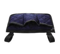 NUOBESTY Poche Latérale de Rangement pour Fauteuil Roulant, Grand Volume | Organisation Multifonction, Installation Facile, Tissu Non Tissé avec Coton Pp, Bleu Marine