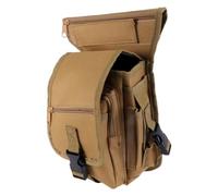 NUOBESTY Pochette de Taille Compacte pour Outils, 600d Oxford | Poches Multiples, Fermeture Zippée, Bords Renforcés, Sangle Réglable, Usage Extérieur, Pêche