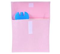 NUOBESTY Pochette Rafraîchissante Rose pour Hamster avec 2 Pains de Glace Réutilisables, Isotherme pour Cage de Lapin, Accessoire Été pour Refuge Frais