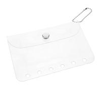 NUOBESTY Pochette Transparente pour Cartes A7, Protège Cartes Petit Format en PVC, Mini Classeur à 6 Anneaux, Porte Cartes Pratique pour Rangement Photos et Postales, Accessoire