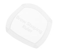 NUOBESTY Pochoir à Sourcils Réutilisable en Plastique - Outil Précis de Maquillage pour Dessiner et Mesurer les Sourcils - Guide de Forme Adaptable pour Maquillage Express et Usage