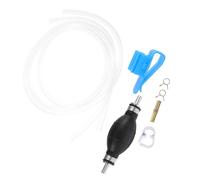 NUOBESTY Pompe à Siphon Manuelle pour Essence 3M Tuyau en PVC Kit de Transfert de Carburant Portable Extraction Rapide D’Huile pour Voitures Motos et Bateaux Pompe à Essence et Solide