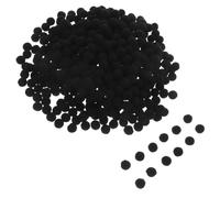 NUOBESTY Pompons Doux Et Élastiques 10 Mm Noir 500 Pièces Pour Garçon Et Filles Diy Loisirs Créatifs Décoration Intérieure Noël Automne
