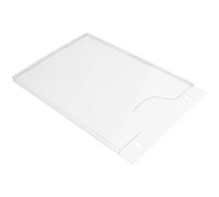 NUOBESTY Porte-Brochures Mural Acrylique Transparent Format A4 Vertical Support Mural pour Magazines et Prospectus Présentoir à Brochures Multifonction pour Bureau et Espace Commercial