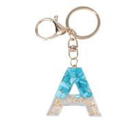 NUOBESTY Porte CléS Avec Initiale a Breloque Bleue Alphabet Pour Sac à Main Sac à Main Ornement Suspendu