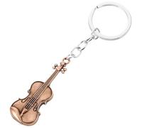 NUOBESTY Porte-Clés Violon Mini Violon Porte Clef -Clés Musical Élégant Pendentif De Sac Et Accessoire De Pour Cadeau Pour Violoniste Ornement Suspendu Léger 11.10 X 2.90 X 0.70 cm