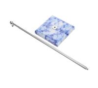 NUOBESTY Porte Drapeau de Bureau avec Base Faux Marbre Support Stable pour Drapeaux de Table pour Décoration Intérieure et Photographie