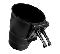 NUOBESTY Porte-gobelet Multifonctionnel Noir pour Voiture, Insert Compact pour Grille D'aération, Support de Bouteille Portable et Rangement Pratique pour Boissons et Petits Objets,