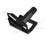 NUOBESTY Porte-Outils Mural Support pour Balais Et Râteaux Organisateur Outils De Jardin pour Garage Et Atelier