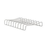 NUOBESTY Porte-Savonnette en Acier Inoxydable Argenté Plateau à Savonnette Simple Couche Égouttoir Support de Savonnette Surélevé Anti-Glisse pour Salle de Bain Cuisine