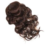 NUOBESTY Postiche Longue Ondulée Bouclée Synthétique Résistante à la Chaleur Partie Centrale Mèches Éclaircies Couleur Mixte 1 Pièce - pour Halloween Déguisement et Usage Quotidien