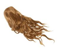 NUOBESTY Postiche Ondulée Synthétique Haute Température Postiche Longue Bou Complément Capillaire pour Fête et Usage Quotidien Mèches Naturelles Style Megan Élégante Accessoire