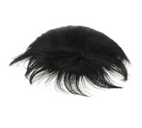 NUOBESTY Postiche pour Homme en Cheveux Humains 13X14 CM Extension de Cheveux à Clipser Naturel Couvre Calvitie Invisible Toupet Réaliste pour Soins Capillaires Quotidiens