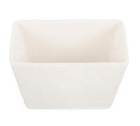 NUOBESTY Pot à Sucre en Céramique 4 Pouces Conteneur Carré pour Sucre en Morceaux Ménager Lisse Porte-Sachets de Café pour Usage Familial et Restauration