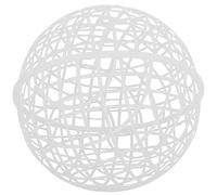 NUOBESTY Poulailler Sphérique Roulant Mobile pour Volailles et Petits Animaux 30 Cm Blanc Enclos Sécurisé Extérieur Jardin Ferme Polyvalent