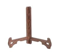 NUOBESTY Présentoir à Vaisselle en Bois pour Thé et Gâteaux, Support D’assiettes 6 Pouces, Étagère Compacte et Stable Cuisine et Bureau à Domicile, Porte-plaques Polyvalent et Léger