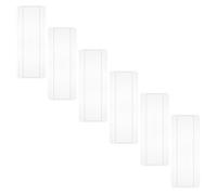 NUOBESTY Présentoir à Vernis à Ongles 6 Pièces en Plastique Transparent Tableau d'Affichage 50 Emplacements pour Capsules Palette de Couleurs pour Nail Art et Formation Professionnelle