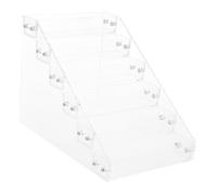 NUOBESTY Présentoir Vernis à Ongles en Acrylique 6 Couches Support Rangement Gel et Accessoires Ongles pour Usage Professionnel