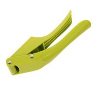 NUOBESTY Presse-ail Manuel Multifonction en Alliage D’aluminium, Hachoir à Ail Ergonomique Inoxydable, Taille Moyenne, Ustensile Cuisine Pratique pour Presser et Trancher L’ail, Accessoire