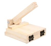 NUOBESTY Presse-Pâte à Raviolis en Bois Naturel, Moule Carré Manuel pour Feuilles de Pâte, Outil Simple et Pratique pour Fabrication de Raviolis, Accessoire la Cuisine Ménager