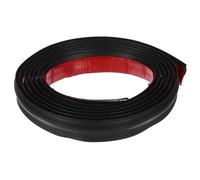 NUOBESTY Profilé de Seuil de Sol Auto-Adhésif en Tpe Flexible Noir 3 Mètres Bande de Transition Flexible pour Plancher Plat, Bande de Bordure Antidérapante pour Usage Résidentiel Salon et