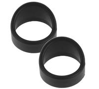 NUOBESTY Protecteurs D'oculaires en Caoutchouc pour Microscope et Jumelles, Antichoc, Faciles à Installer, Lot de 2 Pièces Noirs pour Observations en Champ Sombre