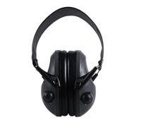 NUOBESTY Protection Auditive Électronique Pliable 85 Décibels 21 Noire | Coque ABS Portable, Conversations Audibles, Adaptée aux Garçon Fille Voyageurs, Zones Urbaines Animées et Travaux Industriels