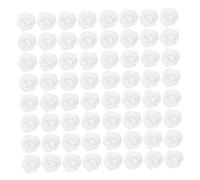 NUOBESTY Protège-oreilles Jetables Ajustement Confortable Imperméables en Plastique Blanc Lot de 1000 pour Voyage et Espaces Publics