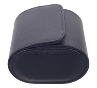 NUOBESTY PU Watch Case Support de Bracelet de Surveillance Regarder la Pochette Regarder la Poche de Voyage étui de Montre de Voyage Blue